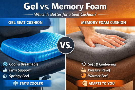 Gel vs. Memory Foam: Which Is Better for a Seat Cushion?